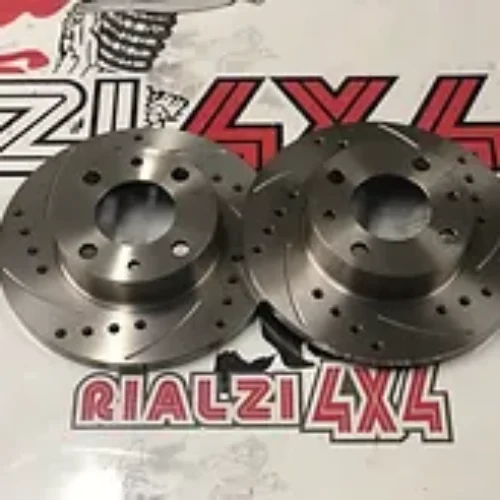 Coppia dischi freno anteriori BAFFATI/FORATI panda ultima serie